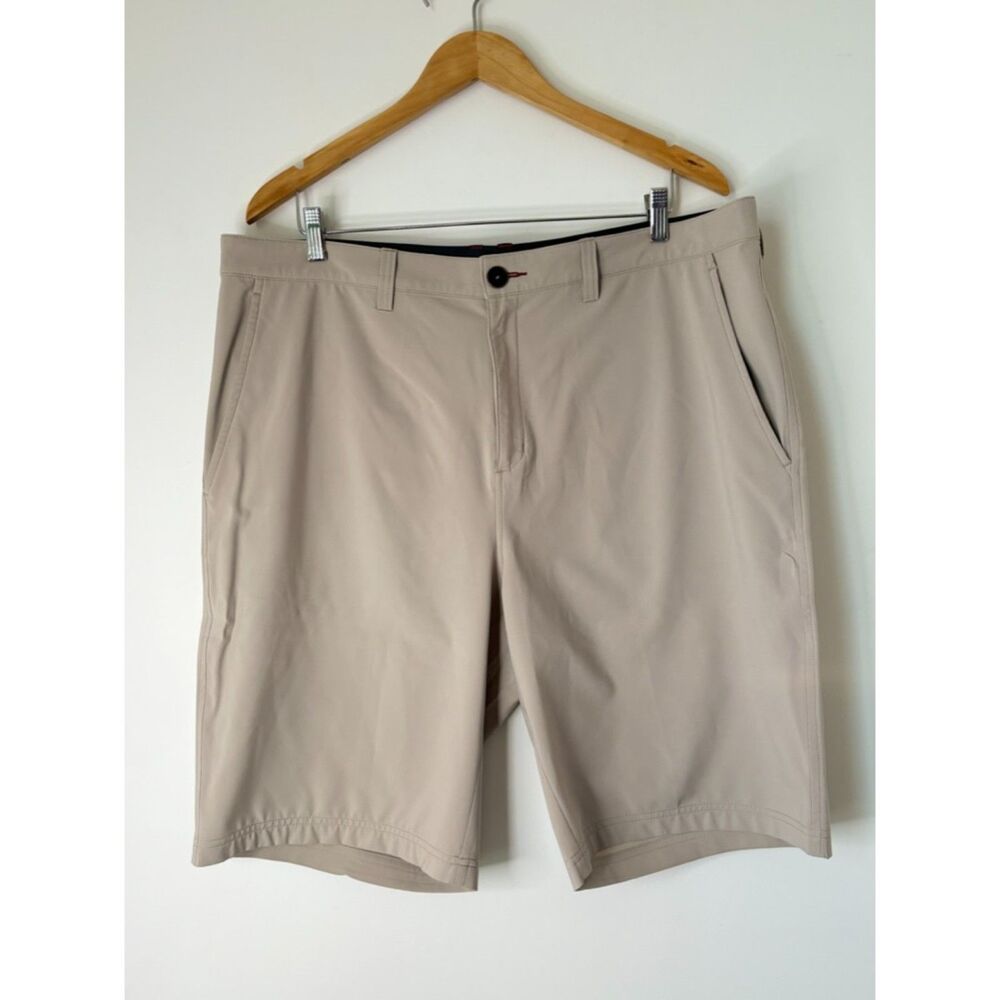 QOR Men's Trouser Shorts Size 40 with pockets 11" inseam neutral Minimalist m29